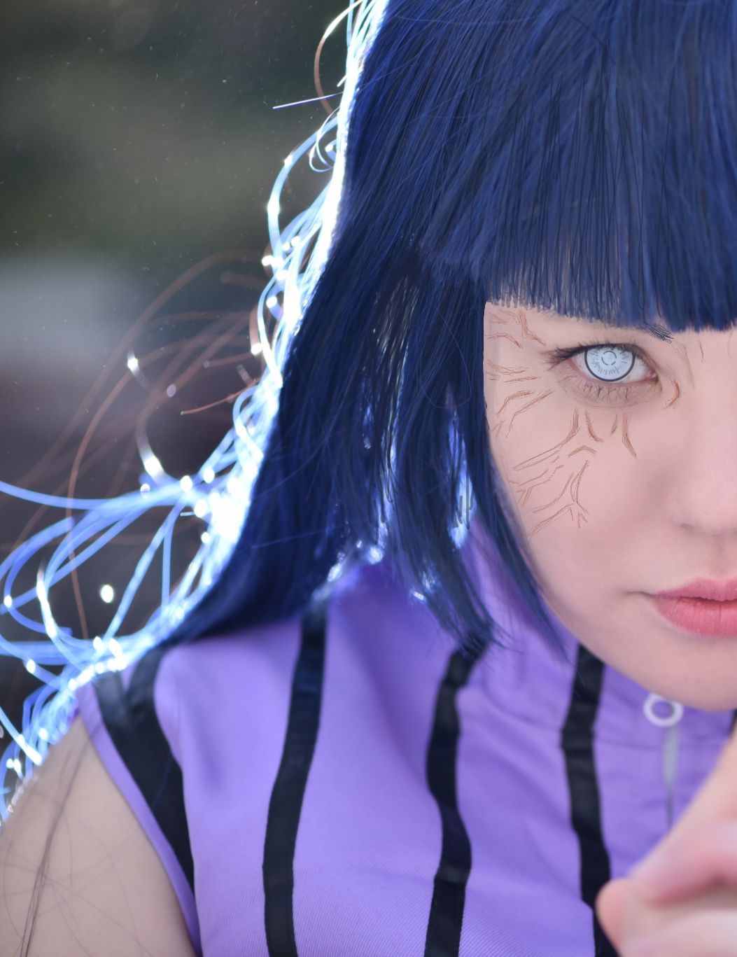 ‪‪♥ フルセット NARUTO 日向ヒナタ コスプレ ‪♥ ナルト NARUTO 日向ヒナタ コスプレ衣装フルセット セット販売