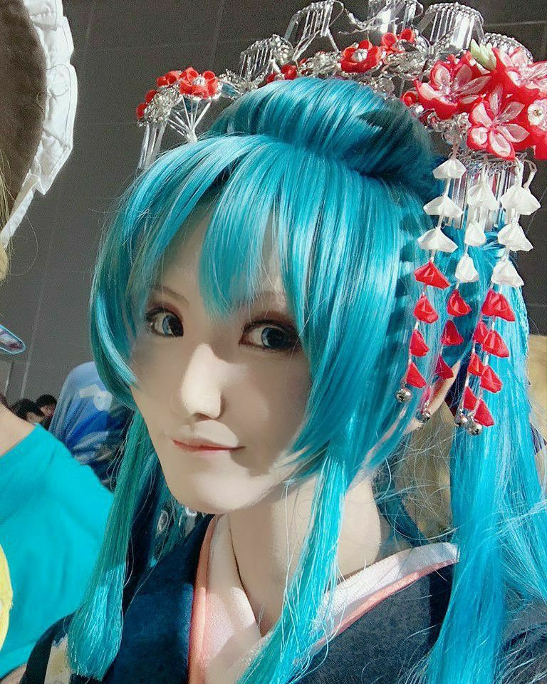 初音ミク miku 冬末 コスプレ フルセット ウィッグ 道具 Cosplay