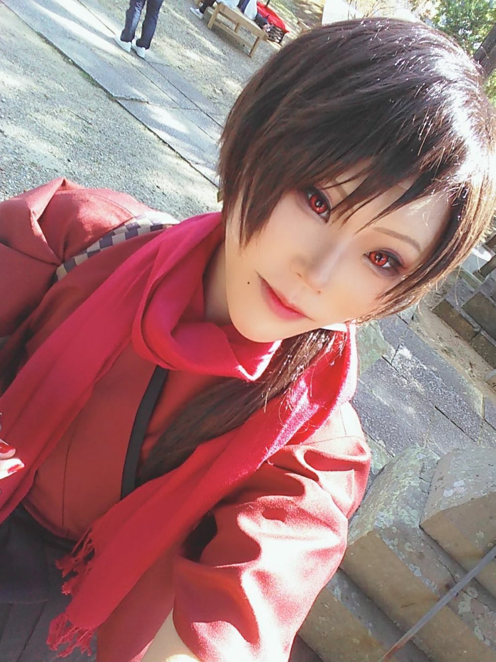 加州清光 コスプレ衣装セット（ウィッグ・ピアス付き）